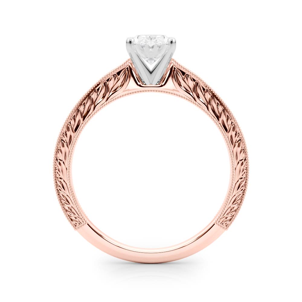 Victoria Oval Lab Grown Diamond Solitaire Engagement Ring IGI Certified-VIRABYANI